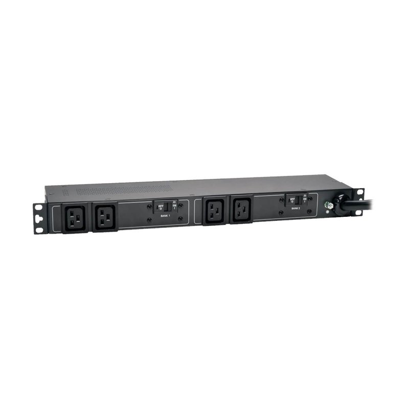 Tripp Lite PDUH32HV19 7.7kW Single-Phase 200-240V Basic PDU 4 C19 Outlets IEC 309 32A Blue Input 3.6 m Cord 1U Rack-Mount PDU Series
