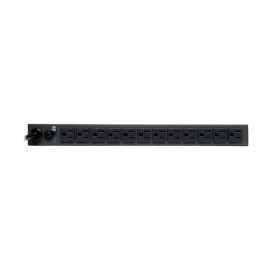 Tripp Lite PDUMH15 1.4kW Single-Phase Local Metered PDU 120V Outlets (13 5-15R) 5-15P 100-127V Input 15 ft. (4.57 m) Cord 1U Rack-Mount