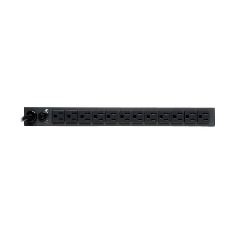 Tripp Lite PDUMH15 1.4kW Single-Phase Local Metered PDU 120V Outlets (13 5-15R) 5-15P 100-127V Input 15 ft. (4.57 m) Cord 1U Rack-Mount PDU Series