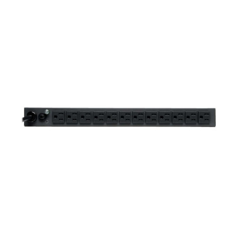 Tripp Lite PDUMH15-6 1.5kW Single-Phase Local Metered PDU 100-127V Outlets (13 5-15R) 5-15P Input with 6 ft. (1.83 m) Cord 1U Rack-Mount PDU Series