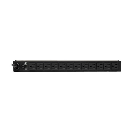 Tripp Lite PDUMH15-ISO 1.5kW Single-Phase Local Metered PDU + ISOBAR Surge Suppression 3840 Joules 100-127V Outlets (14 5-15R) 5-15P 15 ft. (4.57 m) Cord 1U Rack-Mount