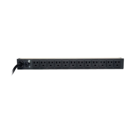 Tripp Lite PDUMH15-RA 1.5kW Single-Phase Local Metered PDU 100-127V Outlets (13 5-15R) 5-15P 100-127V Input 15 ft. (4.57 m) Cord 1U Rack-Mount PDU Series
