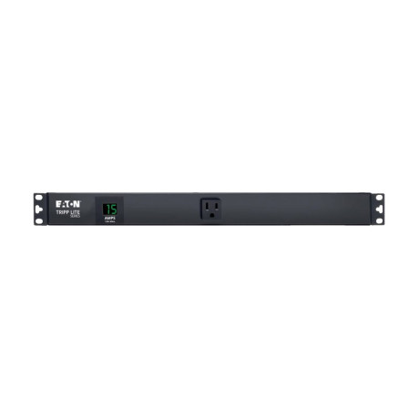 Tripp Lite PDUMH15-RA 1.5kW Single-Phase Local Metered PDU 100-127V Outlets (13 5-15R) 5-15P 100-127V Input 15 ft. (4.57 m) Cord 1U Rack-Mount PDU Series