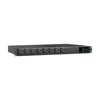 Tripp Lite PDUMH15ATS 1.44kW 120V Single-Phase ATS/Local Metered PDU - 8 NEMA 5-15R Outlets Dual 5-15P Inputs 12 ft. Cords 1U TAA PDU Series