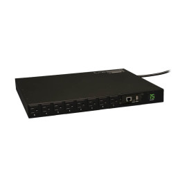 Tripp Lite PDUMH15NET Eaton 1.4kW Single-Phase Switched PDU - LX Interface 120V Outlets (16 5-15R) 5-15P 120V Input 12 ft. (3.66 m) Cord 1U Rack-Mount TAA