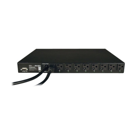 Tripp Lite PDUMH20AT 1.9kW Single-Phase Local Metered Automatic Transfer Switch PDU 2 120V L5-20P / 5-20P Inputs 16 5-15/20R Outputs 1U TAA PDU Series