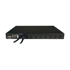 Tripp Lite PDUMH20ATNET 1.9kW Single-Phase Switched Automatic Transfer Switch PDU 2 120V L5-20P / 5-20P Inputs 16 5-15/20R Outputs 1U TAA