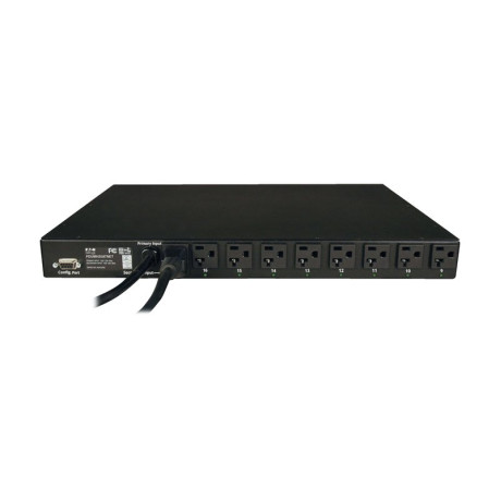 Tripp Lite PDUMH20ATNET 1.9kW Single-Phase Switched Automatic Transfer Switch PDU 2 120V L5-20P / 5-20P Inputs 16 5-15/20R Outputs 1U TAA PDU Series