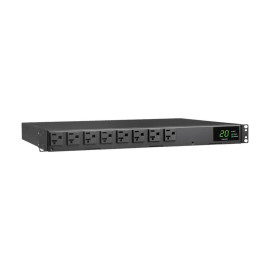 Tripp Lite PDUMH20ATS 1.92kW 120V Single-Phase ATS/Local Metered PDU - 16 5-15/20R Outlets Dual L5-20P/5-20P Inputs 12 ft. Cords 1U TAA