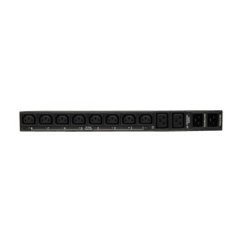 Tripp Lite PDUMH20HVAT 3.8kW Single-Phase Local Metered Automatic Transfer Switch PDU Two 200-240V C20 Inlets 8 C13 & 2 C19 Outputs 1U TAA
