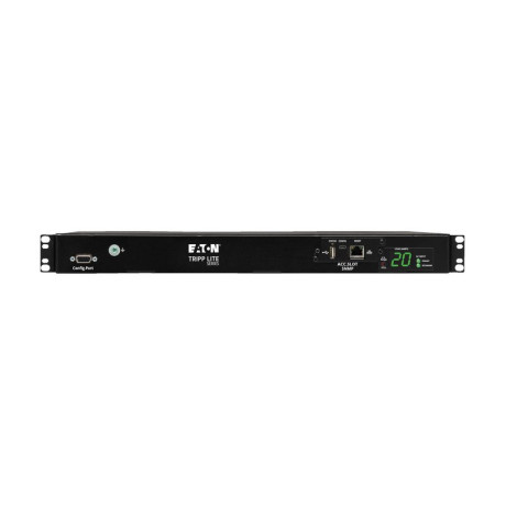 Tripp Lite PDUMH20HVATNET 3.8kW Single-Phase Switched Automatic Transfer Switch PDU Two 200-240V C20 Inlets 8 C13 & 2 C19 Outputs 1U TAA