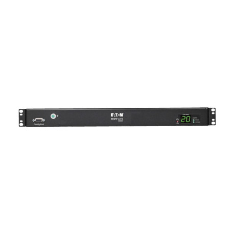 Tripp Lite PDUMH20HVATS 3.8kW 200240V Single-Phase ATS/Local Metered PDU - 8 C13 and 2 C19 Outlets Dual C20 Inlets 12 ft. Cords 1U TAA PDU Series