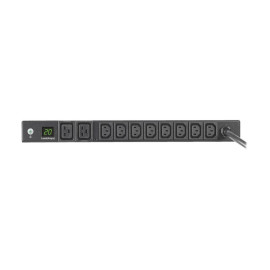 Tripp Lite PDUMH20HVL66 3.7kW 208/230V Single-Phase Local Metered PDU - 8 C13 & 2 C19 Outlets L6-20P Input 6 ft. Cord 1U