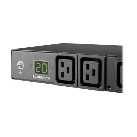 Tripp Lite PDUMH20HVL66 3.7kW 208/230V Single-Phase Local Metered PDU - 8 C13 & 2 C19 Outlets L6-20P Input 6 ft. Cord 1U PDU Series