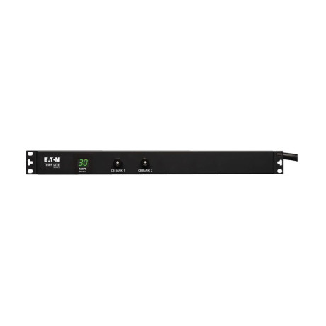 Tripp Lite PDUMH30 2.9kW Single-Phase Local Metered PDU 120V Outlets (12 5-15/20R) L5-30P 15 ft. (4.57 m) Cord 1U Rack-Mount PDU Series