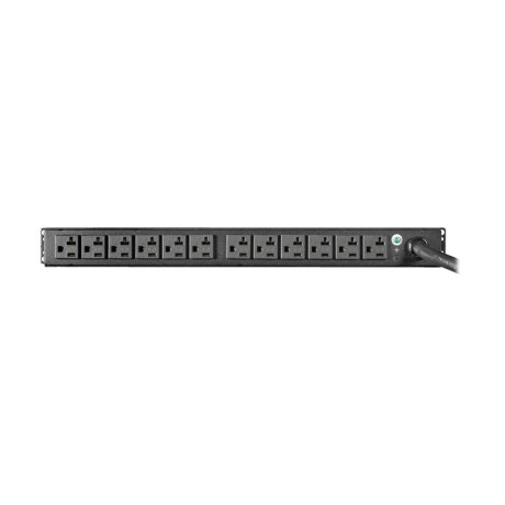Tripp Lite PDUMH30-ISO 2.9kW Single-Phase Local Metered PDU with ISOBAR Surge Protection 120V 3840 Joules 12 NEMA 5-15/20R Outlets L5-30P Input 15 ft. Cord 1U Rack-Mount