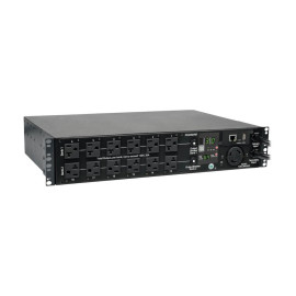 Tripp Lite PDUMH30ATNET 2.9kW Single-Phase Switched Automatic Transfer Switch PDU 2 120V L5-30P Inputs 24 5-15/20R & 1 L5-30R Outputs 2U TAA