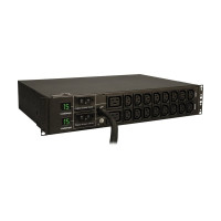 Tripp Lite PDUMH30HV6 5.5kW Single-Phase Local Metered PDU - 16 C13 & 2 C19 Outlets (208/230V) L6-30P Input 1.8 m Cord 2U TAA