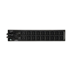 Tripp Lite PDUMH30HVAT 5.8kW Single-Phase Local Metered Automatic Transfer Switch PDU Two 200-240V L6-30P Inputs 16-C13 2-C19 & 1 L6-30R Outlet 2U TAA