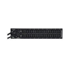 Tripp Lite PDUMH30HVATNET 5.8kW Single-Phase Switched Automatic Transfer Switch PDU Two 200-240V L6-30P Inputs 16-C13 2-C19 & 1 L6-30R Outlet 2U TAA