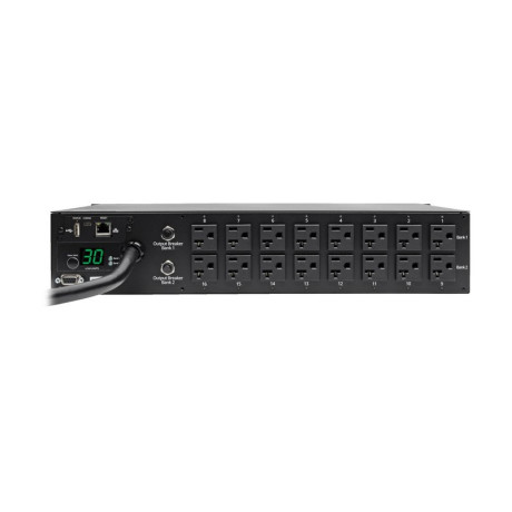 Tripp Lite PDUMH30NET Eaton 2.9kW Single-Phase Switched PDU - LX Interface 120V Outlets (16 5-15/20R) 10 ft. (3.05 m) Cord with L5-30P 2U TAA