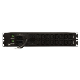 Tripp Lite PDUMH32HV 7.4kW Single-Phase Local Metered PDU 230V Outlets (2-C19 16-C13) IEC-309 230V 32A Blue 12 ft. (3.66 m) Cord 2U Rack-Mount TAA