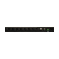 Tripp Lite PDUMNH20HV Eaton 3.7kW Single-Phase 208/230V Monitored PDU - LX Platform 8 C13 Outlets C20 Input with L6-20P Adapter 2.4m Cord 1U Rack-Mount TAA