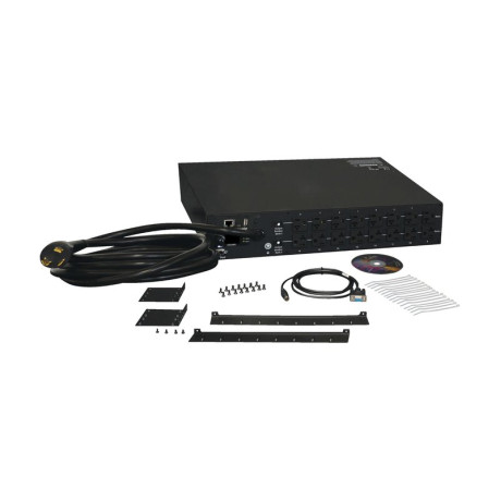 Tripp Lite PDUMNH30 Eaton 2.9kW Single-Phase Monitored PDU - 120V Outlets (16 5-15/20R) L5-30P 10 ft. (3.05 m) Cord 2U Rack-Mount TAA PDU Series