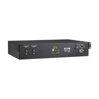 Tripp Lite PDUMNH30HVAT2 5.8kW 208/240V Single-Phase ATS/Monitored PDU - 16 C13 2 C19 & 1 L6-30R Outlets Dual L6-30P Inputs 10 ft. Cords 2U TAA
