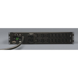 Tripp Lite PDUMNH32HV 7.4kW Single-Phase Monitored PDU with LX Platform Interface 230V Outlets (12-C13 4-C19) IEC-309 32A Blue 12 ft. (3.66 m) Cord 2U Rack-Mount TAA