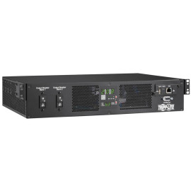 Tripp Lite PDUMNH32HVAT2 7.4kW 200-240V Single-Phase ATS/Monitored PDU - 16 C13 & 2 C19 Outlets Dual IEC 309 32A Blue Inputs 3 m Cords 2U TAA