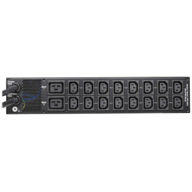 Tripp Lite PDUMNH32HVAT2 7.4kW 200-240V Single-Phase ATS/Monitored PDU - 16 C13 & 2 C19 Outlets Dual IEC 309 32A Blue Inputs 3 m Cords 2U TAA