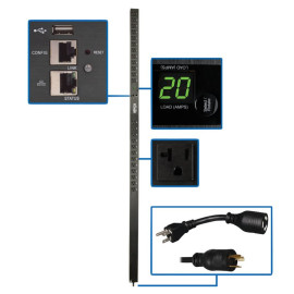 Tripp Lite PDUMNV20LX Eaton 1.9kW Single-Phase Monitored PDU with LX Platform Interface 120V Outlets (24 5-15/20R) 0U Vertical 70 in. TAA