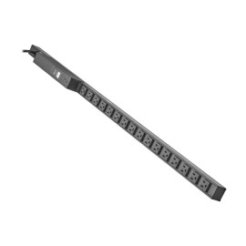 Tripp Lite PDUMV15-ISO 1.44kW Single-Phase Local Metered PDU with ISOBAR Surge Protection 120V 3840 Joules 16 NEMA 5-15R Outlets 5-15P Input 15 ft. Cord 0U Vertical