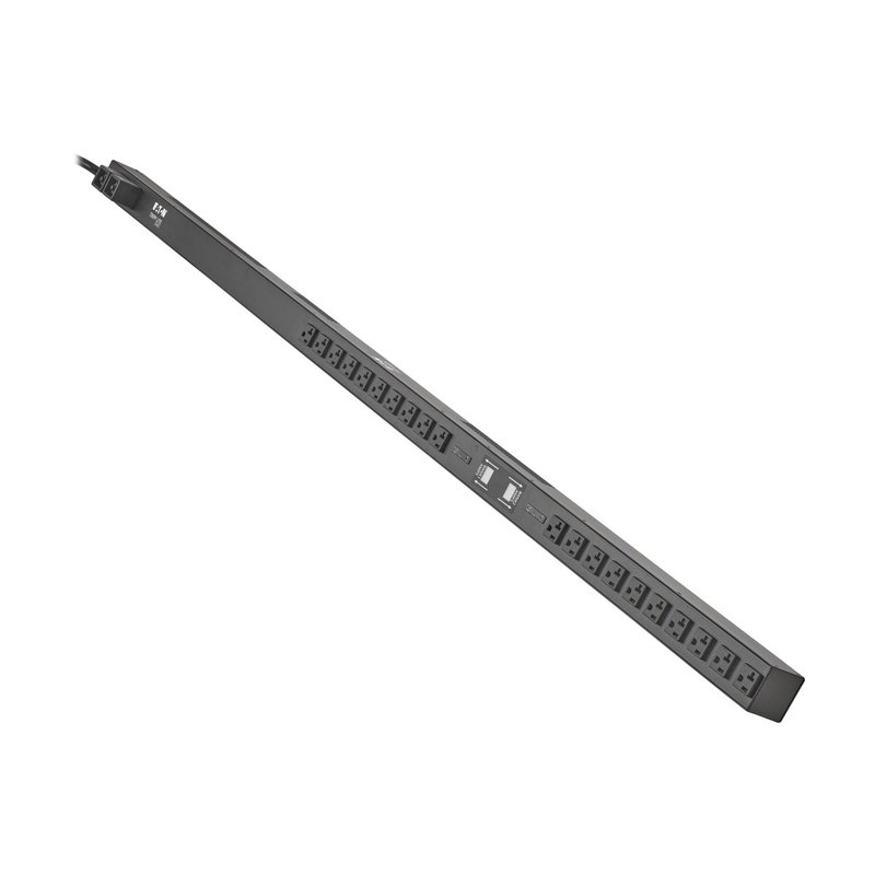 Tripp Lite PDUMV30-ISO 2.88kW Single-Phase Local Metered PDU with ISOBAR Surge Protection 120V 3840 Joules 20 NEMA 5-15/20R Outlets L5-30P Input 10 ft. Cord 0U Vertical