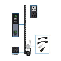 Tripp Lite PDUMV40 3.8kW Single-Phase Local Metered PDU Dual Circuit 120V Outlets (32 5-15/20R) L5-20P/5-20P 10 ft. (3.05 m) Cord 0U Vertical