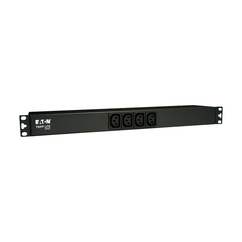 Tripp Lite PDUNV 1.9-3.8kW Single-Phase 120-240V Basic PDU 14 Outlets (12 C13 & 2 C19) C20 with 5 Adapters 10 ft. (3.05 m) Cord 1U Rack-Mount