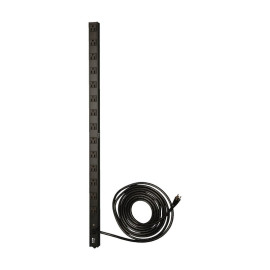 Tripp Lite PDUV15 1.4kW Single-Phase 120V Basic PDU 14 NEMA 5-15R Outlets NEMA 5-15P Input 15 ft. (4.57 m) Cord 0U Vertical
