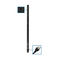 Tripp Lite PDUV15-48 1.4kW 120V Single-Phase Basic PDU - 16 NEMA 5-15R Outlets 5-15P Input 15 ft. Cord 48 in. 0U Rack