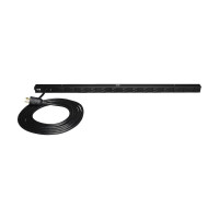 Tripp Lite PDUV20 1.9kW Single-Phase 120V Basic PDU 14 NEMA 5-15/20R Outlets NEMA L5-20P Input with 5-20P Adapter 15 ft. (4.57 m) Cord 0U Vertical