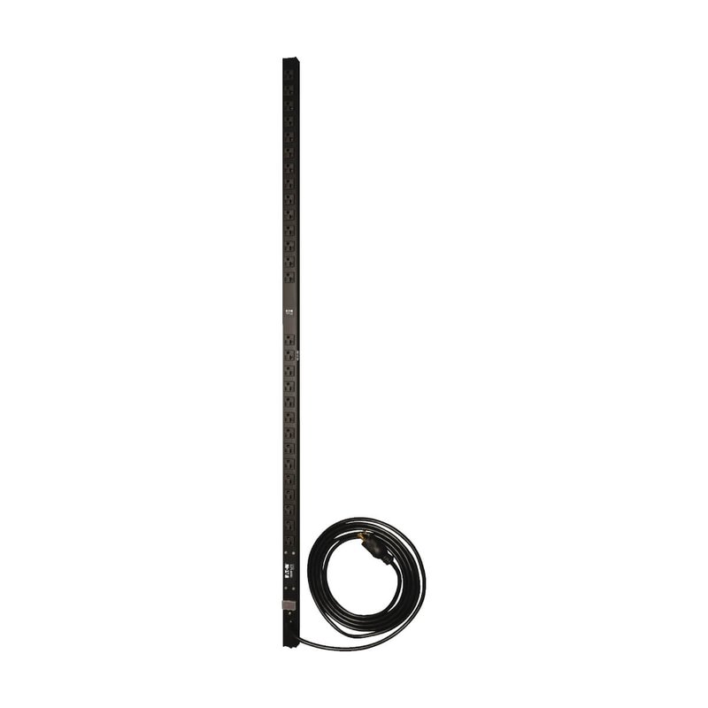 Tripp Lite PDUV20-60 1.9kW 120V Single-Phase Basic PDU - 28 NEMA 5-15/20R Outlets L5-20P Input (5-20P Adapter) 15 ft. Cord 60 in. 0U Rack PDU Series
