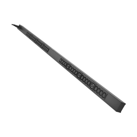 Tripp Lite PDUV20HVL6-72 3.7kW 208/230V Single-Phase Basic PDU - 32 C13 & 6 C19 Outlets L6-20P Input 10 ft. Cord 63.75 in. 0U Rack PDU Series