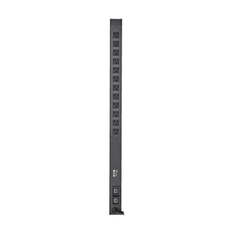 Tripp Lite PDUV30-36 2.9kW 120V Single-Phase Basic PDU - 12 NEMA 5-15/20R Outlets L5-30P Input 10 ft. Cord 36 in. 0U Rack-Mount