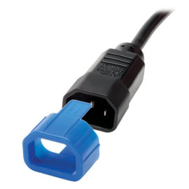 Tripp Lite PLC13BL Plug-Lock Inserts (C14 power cord to C13 outlet) Blue 100 pack