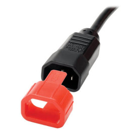 Tripp Lite PLC13RD Plug-Lock Inserts (C14 power cord to C13 outlet) Red 100 pack