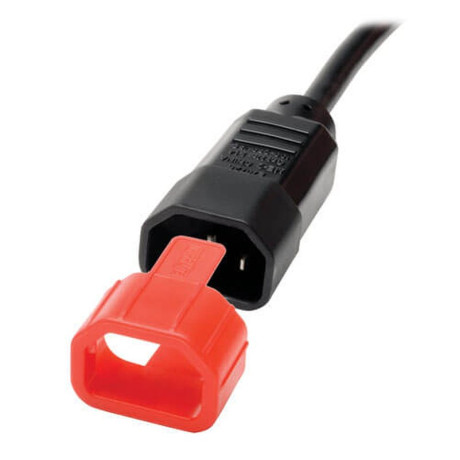 Tripp Lite PLC13RD Plug-Lock Inserts (C14 power cord to C13 outlet) Red 100 pack