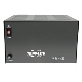Tripp Lite PR40 TAA-Compliant 40-Amp DC Power Supply 13.8VDC Precision Regulated AC-to-DC Conversion