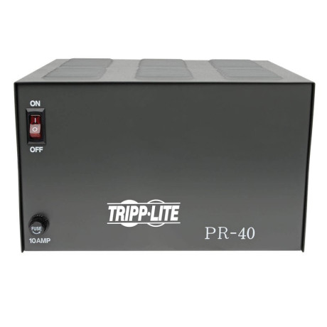 Tripp Lite PR40 TAA-Compliant 40-Amp DC Power Supply 13.8VDC Precision Regulated AC-to-DC Conversion