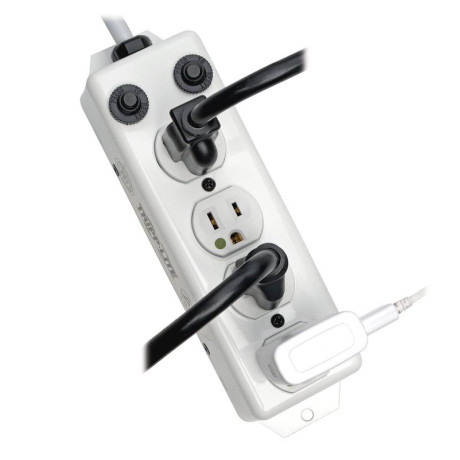 Tripp Lite PS-402-HG-OEM Safe-IT UL 1363A Medical-Grade Power Strip for Patient-Care Vicinity 4x 15A Hospital-Grade Outlets 2 ft. Cord
