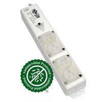 Tripp Lite PS-406-HGULTRA Safe-IT UL 60601-1 Medical-Grade Power Strip for Patient-Care Vicinity 4x 15A Hospital-Grade Outlets Safety Covers 6 ft. Cord